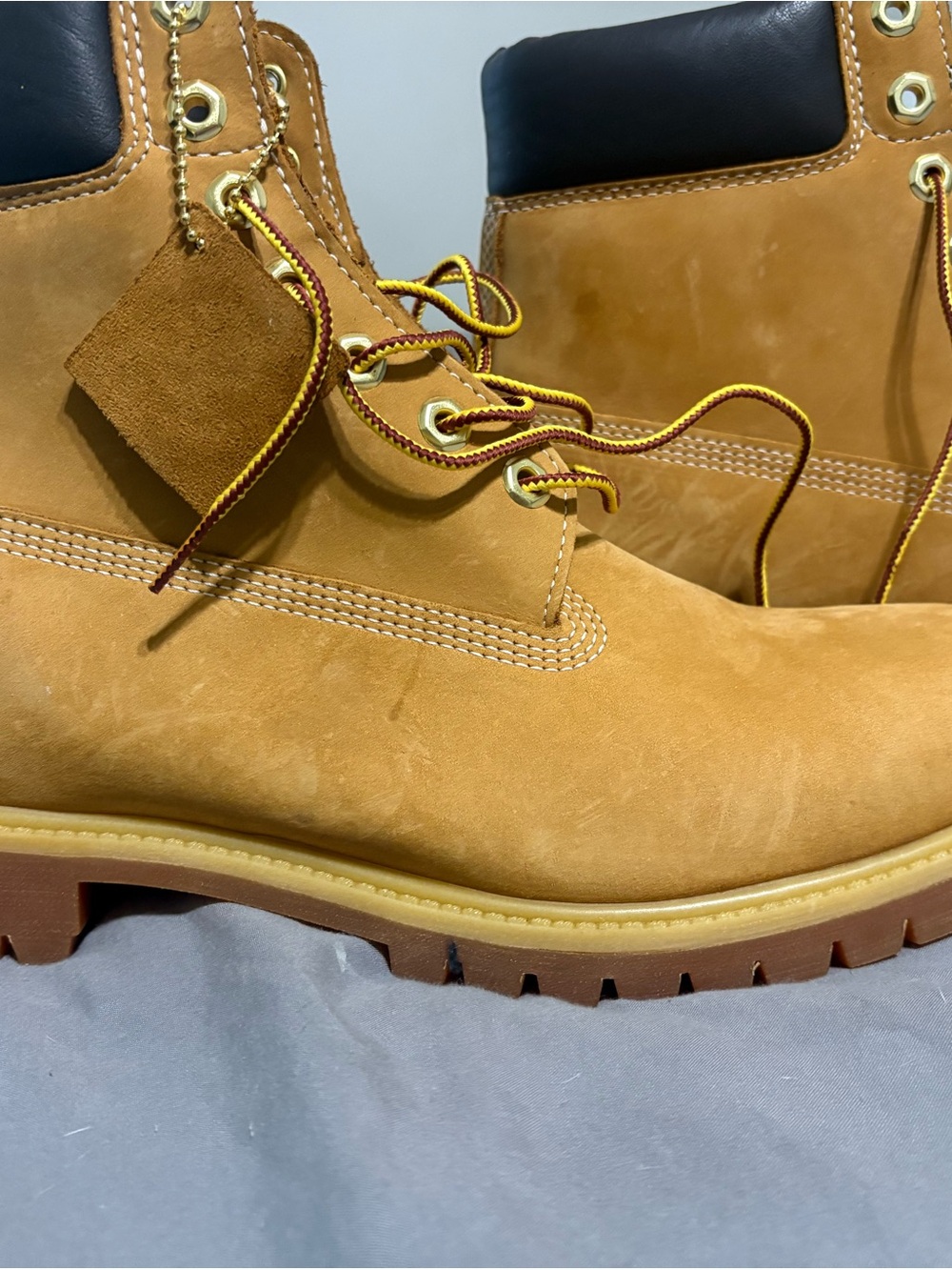 Men's Wheat Work Boots - Durable Timber-Style Leather